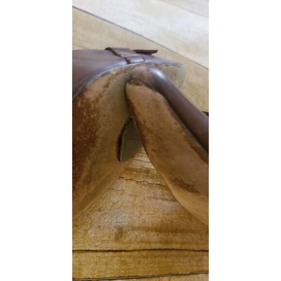 Circa Joan & David Women SlipOn Pumps Shoes 10M leather upper Brown - Picture 9 of 10